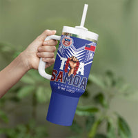 Toa Samoa Rugby Tumbler With Handle Six Eight Five to The World