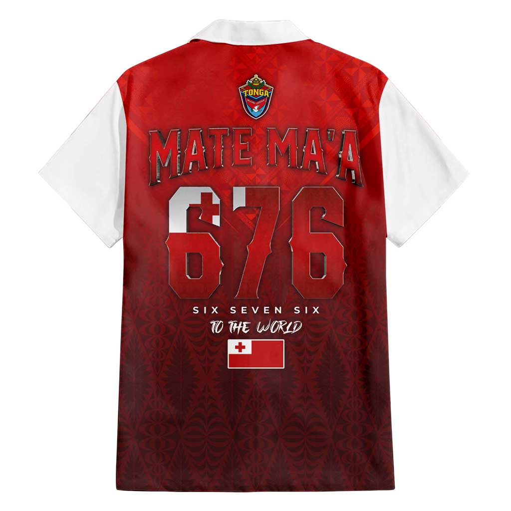 Mate Ma'a Tonga Rugby Family Matching Puletasi and Hawaiian Shirt Six Seven Six to The World