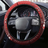 Mate Ma'a Tonga Rugby Steering Wheel Cover Six Seven Six to The World