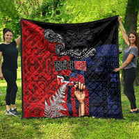 Aotearoa and Samoa Toitu Te Tiriti Quilt Honour the Treaty - Te Tiriti Is Us