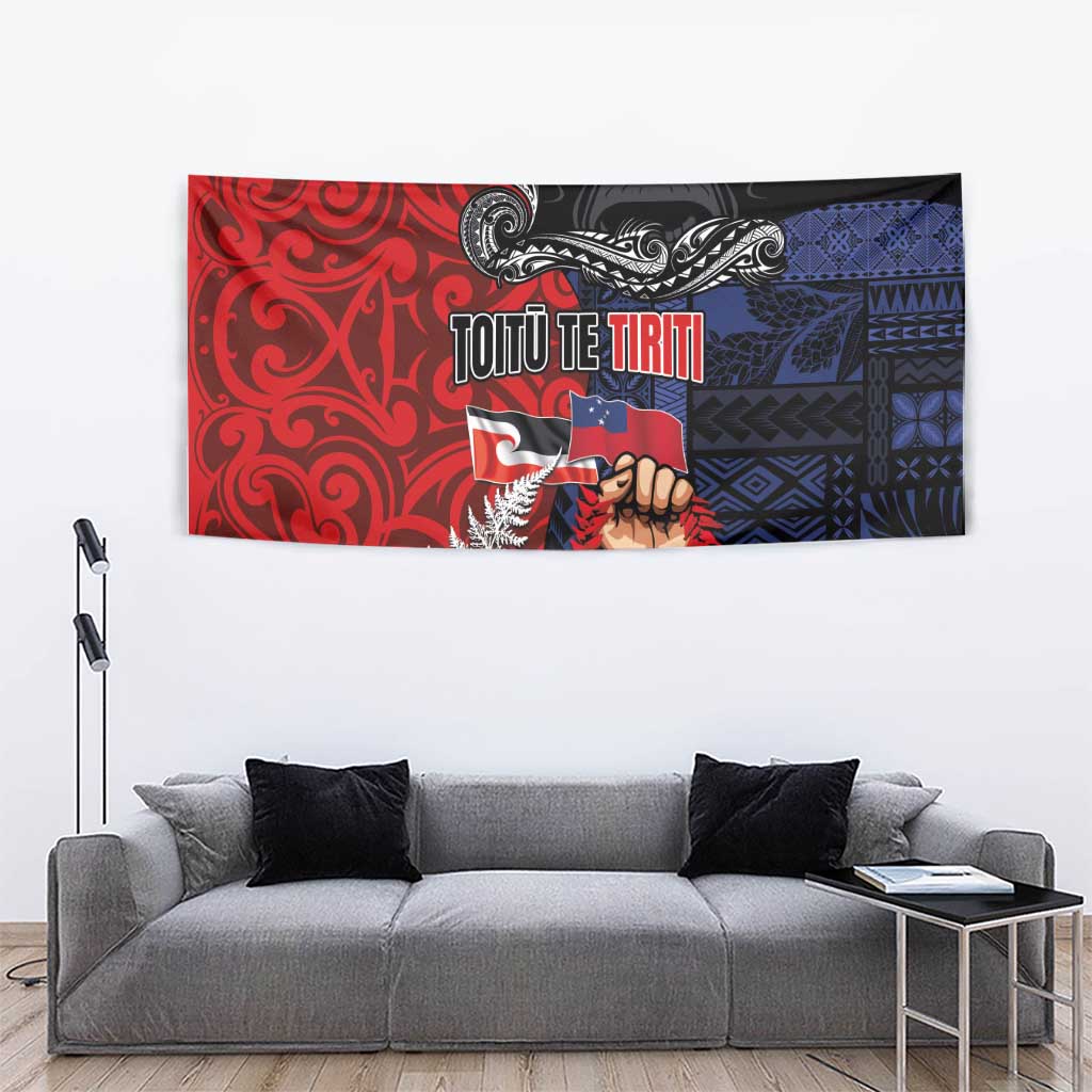 Aotearoa and Samoa Toitu Te Tiriti Tapestry Honour the Treaty - Te Tiriti Is Us
