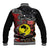 Aotearoa and Australia Toitu Te Tiriti Baseball Jacket Honour the Treaty - Te Tiriti Is Us