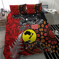 Aotearoa and Australia Toitu Te Tiriti Bedding Set Honour the Treaty - Te Tiriti Is Us