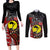 Aotearoa and Australia Toitu Te Tiriti Couples Matching Long Sleeve Bodycon Dress and Long Sleeve Button Shirt Honour the Treaty - Te Tiriti Is Us