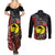 Aotearoa and Australia Toitu Te Tiriti Couples Matching Summer Maxi Dress and Long Sleeve Button Shirt Honour the Treaty - Te Tiriti Is Us