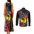 Aotearoa and Australia Toitu Te Tiriti Couples Matching Tank Maxi Dress and Long Sleeve Button Shirt Honour the Treaty - Te Tiriti Is Us