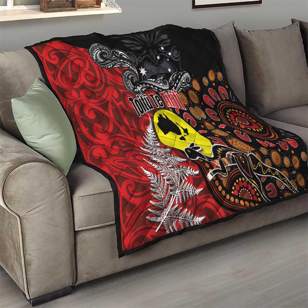 Aotearoa and Australia Toitu Te Tiriti Quilt Honour the Treaty - Te Tiriti Is Us