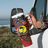 Aotearoa and Australia Toitu Te Tiriti Tumbler With Handle Honour the Treaty - Te Tiriti Is Us