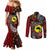 Aotearoa and Australia Toitu Te Tiriti Couples Matching Mermaid Dress and Long Sleeve Button Shirt Honour the Treaty - Stand Together Stand Stronger