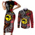 Aotearoa and Australia Toitu Te Tiriti Couples Matching Short Sleeve Bodycon Dress and Long Sleeve Button Shirt Honour the Treaty - Stand Together Stand Stronger