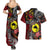 Aotearoa and Australia Toitu Te Tiriti Couples Matching Summer Maxi Dress and Hawaiian Shirt Honour the Treaty - Stand Together Stand Stronger