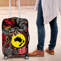 Aotearoa and Australia Toitu Te Tiriti Luggage Cover Honour the Treaty - Stand Together Stand Stronger