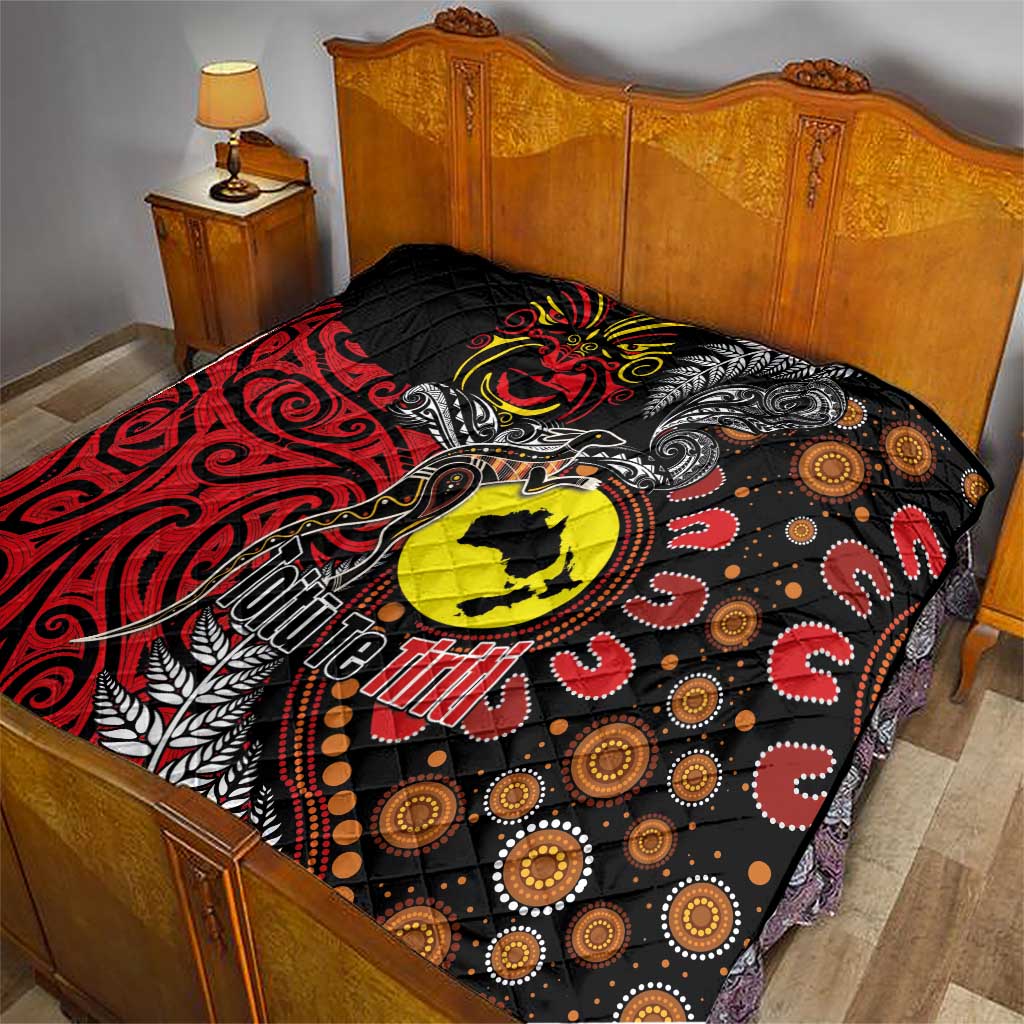 Aotearoa and Australia Toitu Te Tiriti Quilt Honour the Treaty - Stand Together Stand Stronger