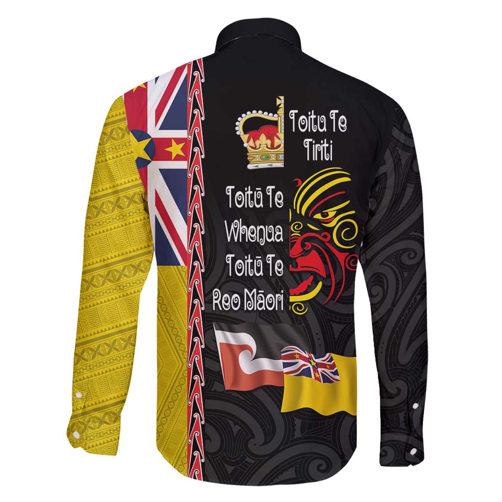 Aotearoa and Niue Toitu Te Tiriti Family Matching Puletasi and Hawaiian Shirt Honour the Treaty - Fight Together Stand Together