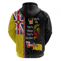 Aotearoa and Niue Toitu Te Tiriti Zip Hoodie Honour the Treaty - Fight Together Stand Together