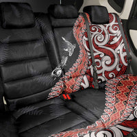 Aotearoa Maori Stylized Koru - Silver Ferns Back Car Seat Cover