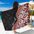 Aotearoa Maori Stylized Koru - Silver Ferns Sarong