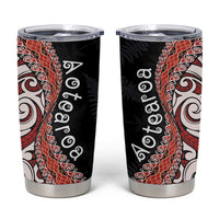 Aotearoa Maori Stylized Koru - Silver Ferns Tumbler Cup