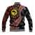 Aotearoa and Australia Baseball Jacket Maori Koru Ferns With Aboriginal Kangaroo