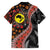 Aotearoa and Australia Family Matching Puletasi and Hawaiian Shirt Maori Koru Ferns With Aboriginal Kangaroo