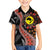 Aotearoa and Australia Family Matching Puletasi and Hawaiian Shirt Maori Koru Ferns With Aboriginal Kangaroo