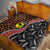 Aotearoa and Australia Quilt Maori Koru Ferns With Aboriginal Kangaroo