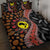 Aotearoa and Australia Quilt Bed Set Maori Koru Ferns With Aboriginal Kangaroo