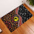 Aotearoa and Australia Rubber Doormat Maori Koru Ferns With Aboriginal Kangaroo