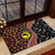 Aotearoa and Australia Rubber Doormat Maori Koru Ferns With Aboriginal Kangaroo