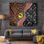 Aotearoa and Australia Tapestry Maori Koru Ferns With Aboriginal Kangaroo