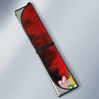 Hawaiian Reggae Auto Sun Shade Jawaiian One Love-Tribal Tatoos and Rastafari Lion - Polynesian Pride