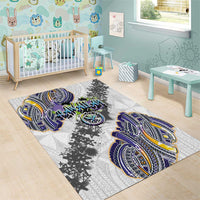 Traditional Art Hawaiian Kakau Tattoos Area Rug Graffiti Style - Polynesian Pride