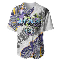 Traditional Art Hawaiian Kakau Tattoos Baseball Jersey Graffiti Style - Polynesian Pride