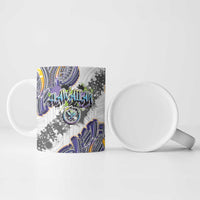 Traditional Art Hawaiian Kakau Tattoos Ceramic Mug Graffiti Style - Polynesian Pride