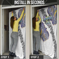 Traditional Art Hawaiian Kakau Tattoos Door Cover Graffiti Style - Polynesian Pride