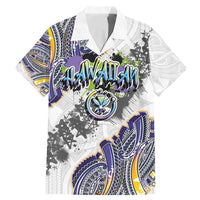 Traditional Art Hawaiian Kakau Tattoos Family Matching Mermaid Dress and Hawaiian Shirt Graffiti Style - Polynesian Pride