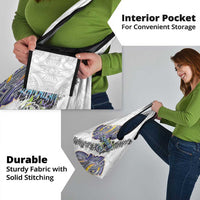 Traditional Art Hawaiian Kakau Tattoos Grocery Bag Graffiti Style - Polynesian Pride