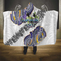Traditional Art Hawaiian Kakau Tattoos Hooded Blanket Graffiti Style - Polynesian Pride