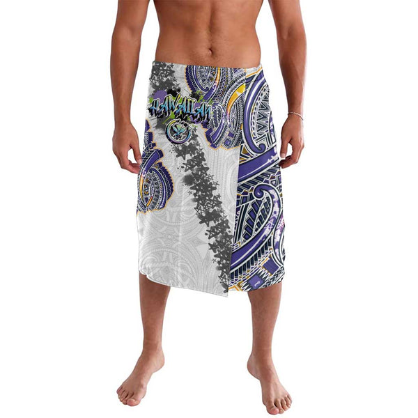 Hawaii Polynesian Warrior Kakau Lavalava Green No.1 LT6 main image 0