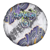 Traditional Art Hawaiian Kakau Tattoos Spare Tire Cover Graffiti Style - Polynesian Pride