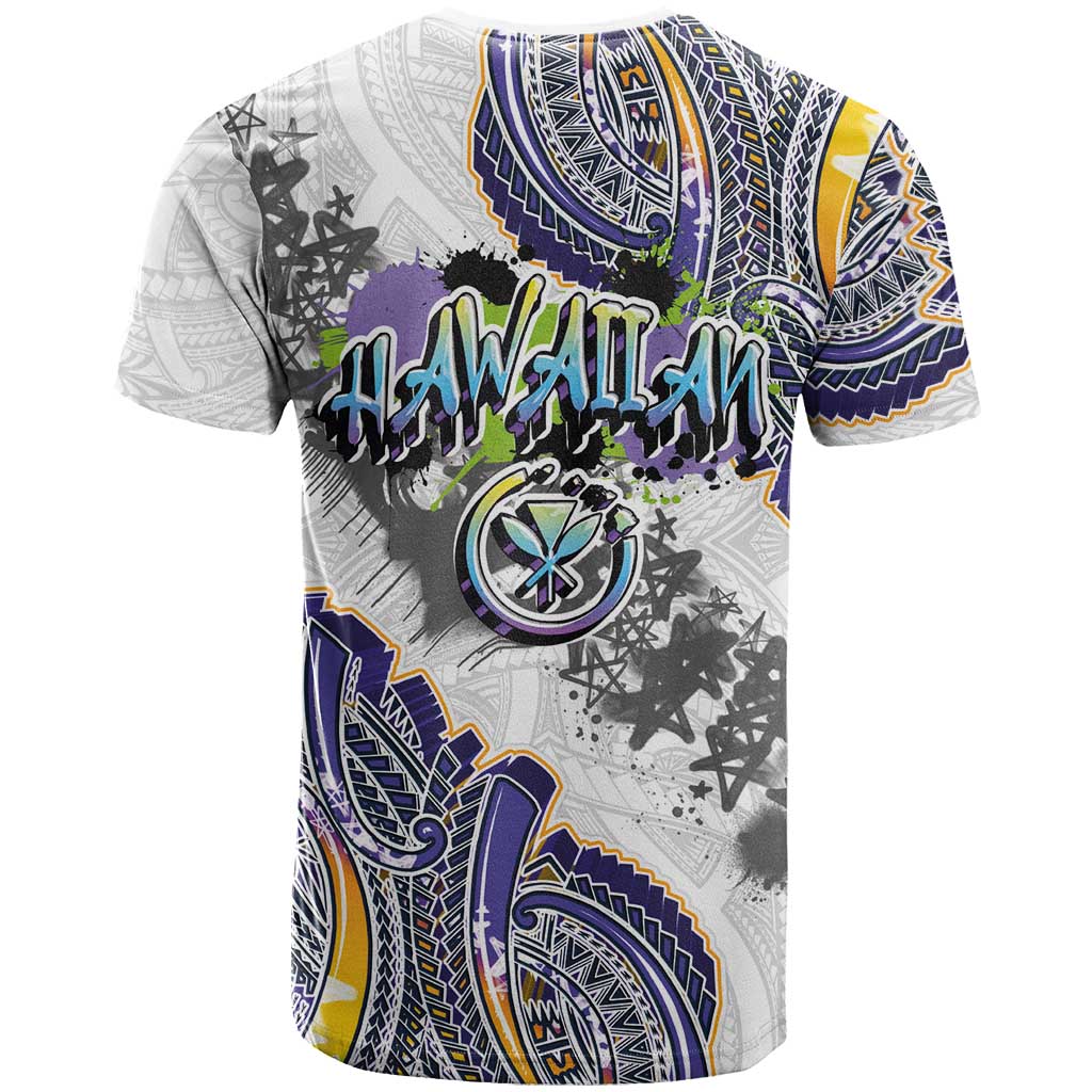 Traditional Art Hawaiian Kakau Tattoos T Shirt Graffiti Style - Polynesian Pride