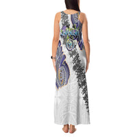 Traditional Art Hawaiian Kakau Tattoos Tank Maxi Dress Graffiti Style - Polynesian Pride