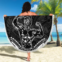 Custom Hawaii Warrior Beach Blanket Kakau Quilt Pattern LT03 - Polynesian Pride