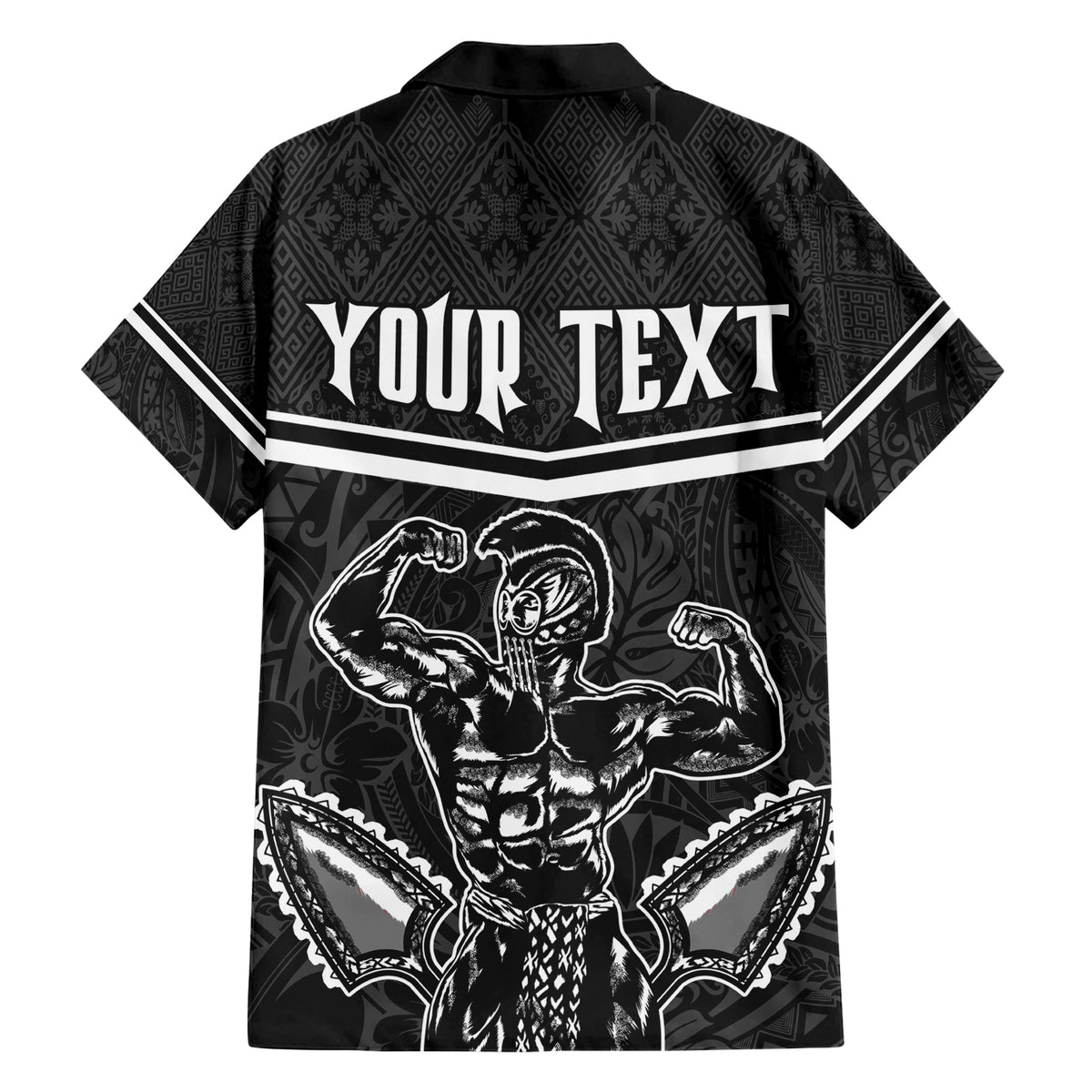 Custom Hawaii Warrior Hawaiian Shirt Kakau Quilt Pattern LT03 - Polynesian Pride