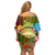 Hawaii Womens Day Wahine Family Matching Off Shoulder Short Dress and Hawaiian Shirt Strong Beautiful Woman with Kakau Style LT03 - Polynesian Pride
