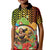 Hawaii Womens Day Wahine Kid Polo Shirt Strong Beautiful Woman with Kakau Style LT03 Kid Red - Polynesian Pride