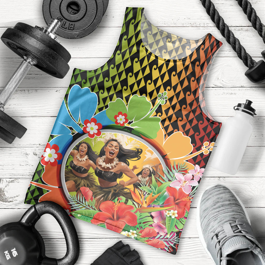 Hawaii Womens Day Wahine Men Tank Top Strong Beautiful Woman with Kakau Style LT03 - Polynesian Pride
