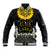 Flores de Mayo and Filipino Fiesta Baseball Jacket The Sun-Jasmine and Polynesian Yakan Tattoo Barong Style