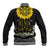 Flores de Mayo and Filipino Fiesta Baseball Jacket The Sun-Jasmine and Polynesian Yakan Tattoo Barong Style