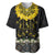Flores de Mayo and Filipino Fiesta Baseball Jersey The Sun-Jasmine and Polynesian Yakan Tattoo Barong Style